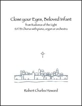 Close your Eyes, Beloved Infant SATB choral sheet music cover